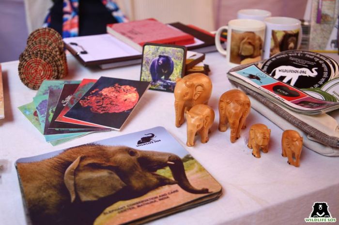 WSOS merchandise displayed at the Bird Festival. 