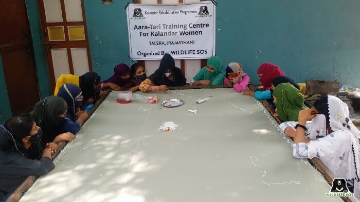 In Talera, Rajasthan, women volunteered to participate in the training session.