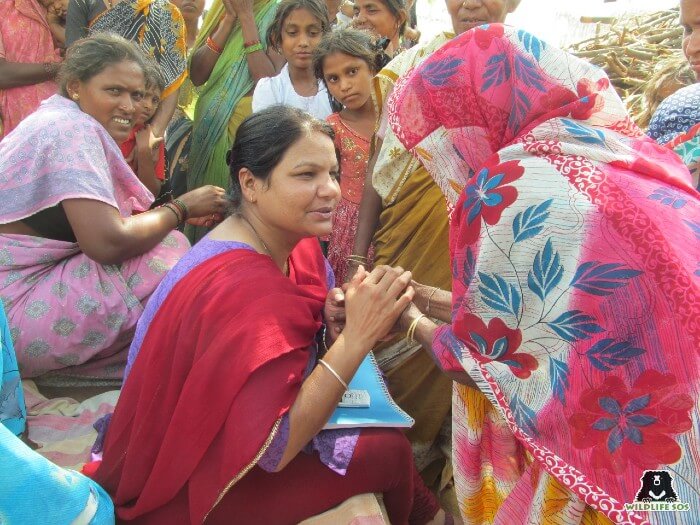 Her work involves extensive travel through Kalandar villages wherein she has to interact with the community.