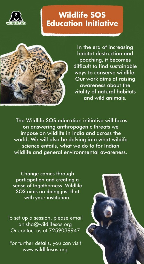 We encourage all schools, colleges and clubs to contact anisha@wildlifesos.org to set up sessions on environmental awareness.