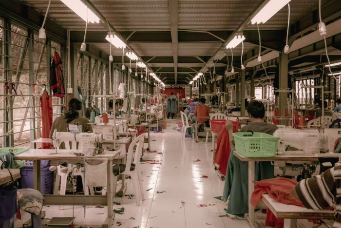 Women and children are often exploited during the production of fast fashion items. 