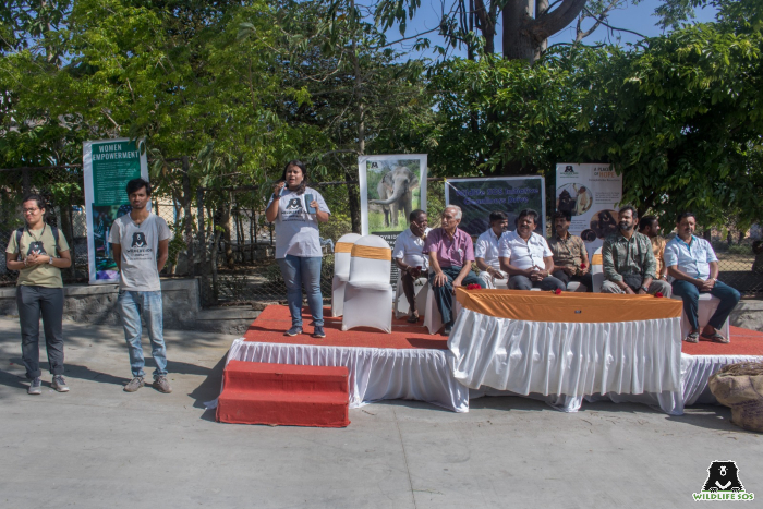 Puja and team at a Clean-up drive event organised on Wildlife day 2023
