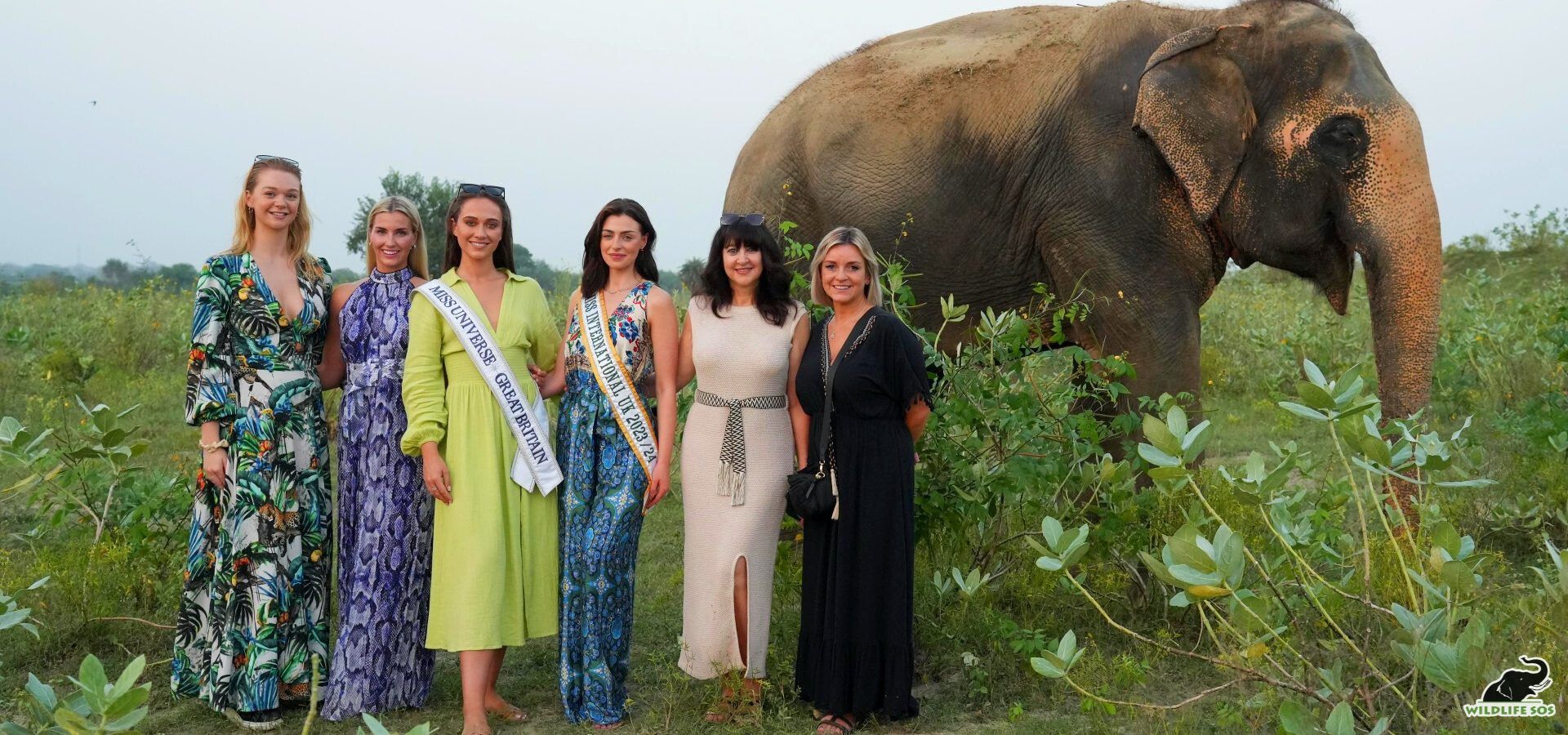 Miss Universe Great Britain of year 2024, Christina Chalk, and Miss Wales 2023, Millie Adams, arrived at ECCC along with the finalists in the Miss Universe Great Britain pageant: Harriotte Lane, Megan Robinson, Tiny Simbani, and Stephanie Allen